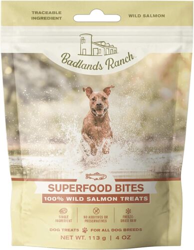 Grain-Free Freeze-Dried Raw Dog Treats in Salmon - 4 oz