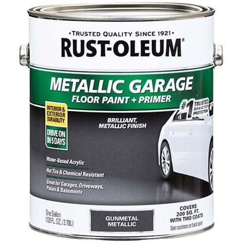 Concrete Garage Gunmetal Paint