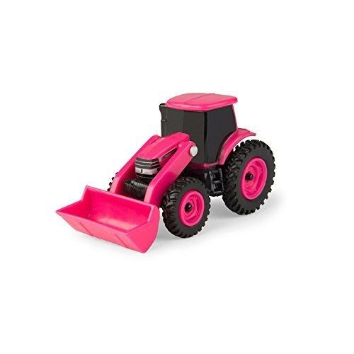 1:64 Collect N Play Pink Tractor With Loader