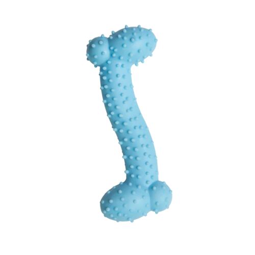 Lil Baby Bone Dog Toy in Blue