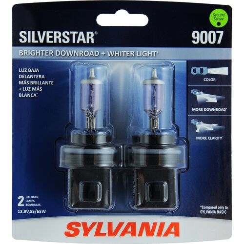9007 SilverStar Halogen Headlight Bulb - 2 Pack