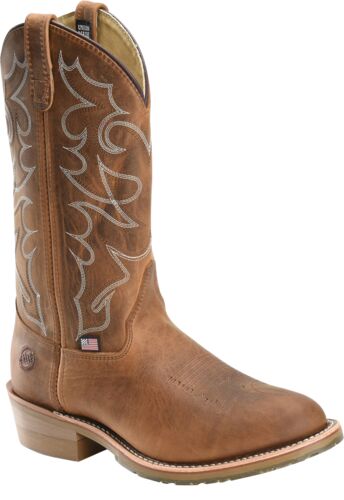 Men's Dylan 12" Domestic I.C.E. Work Western Boot in Light Brown