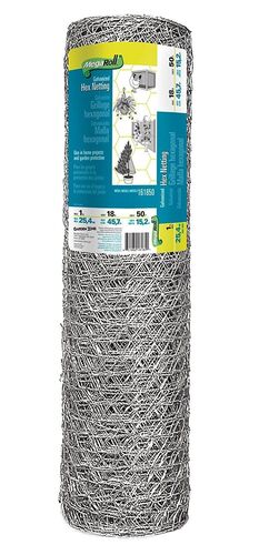 1" 20GA Hexagonal Wire Poultry Netting