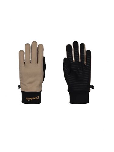 Midweight Fleece Hunting Gloves in Tan
