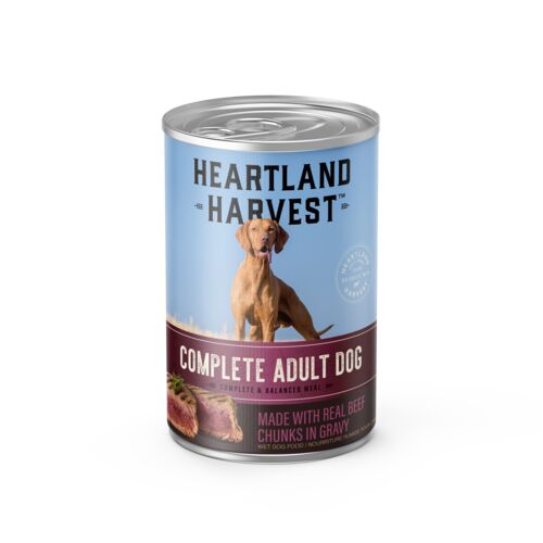 Complete Adult Dog Beef Chunks in Gravy Canned Dog Food - 14.5 oz