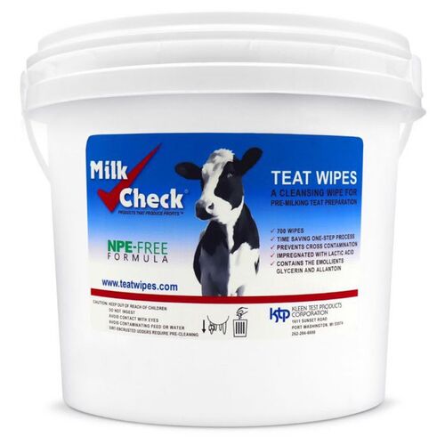 Teat Wipes with Pail