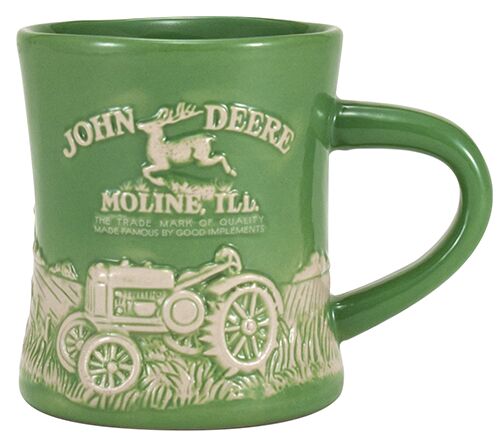 John Deere Model D Raised-Relief Diner Mug