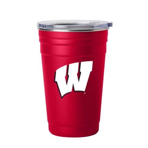 Wisconsin 30oz Flipside Powder Coat Tumbler