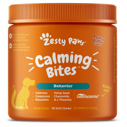 Calming Bites in Turkey Flavor - 90 Count Jar