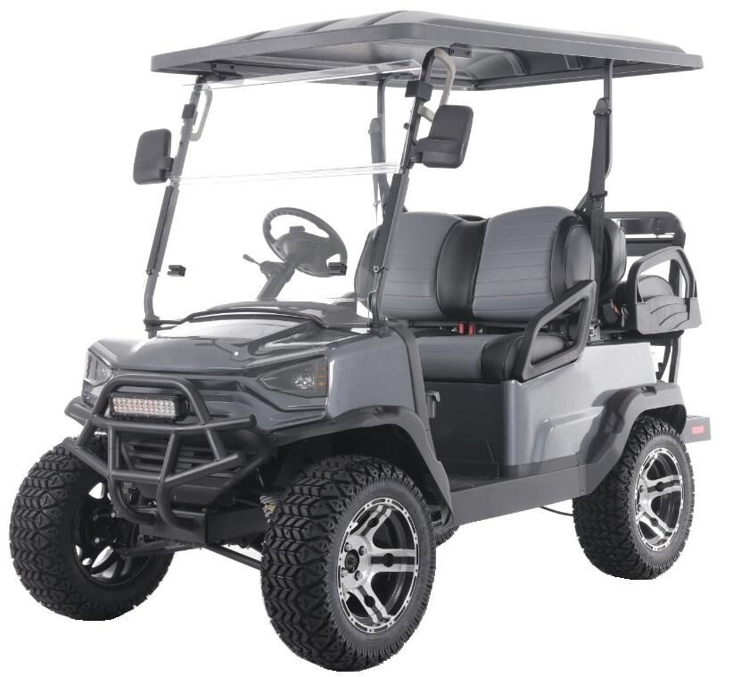 GCEV4G-T 5000W Electric Golf Cart in Grey