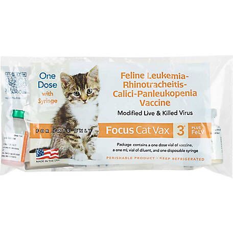 Focus Cat Vax 3 Plus FeLV vaccine