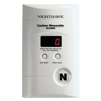 AC Plug-in Operated Carbon Monoxide Alarm