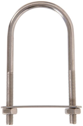 Hardware Essentials Stainless Steel U-Bolt Round Saddle