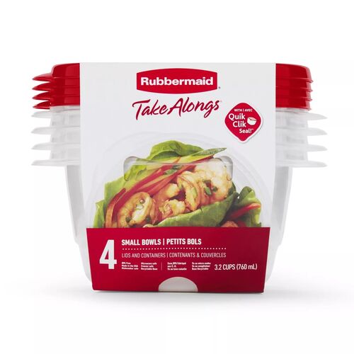 TakeAlongs Round Kitchen Containers - 4-Pack