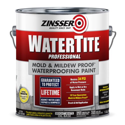 WaterTite Mold and Mildew-Proof Waterproofing Oil Based Paint - 1 Gallon