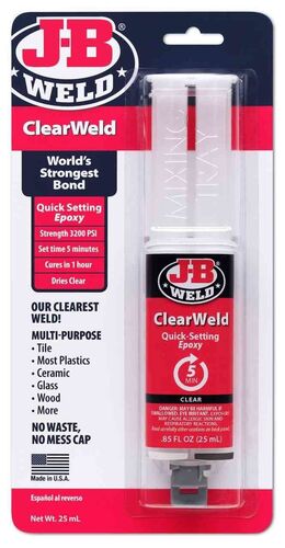 PlasticBonder High Strength Structural Adhesive Syringe