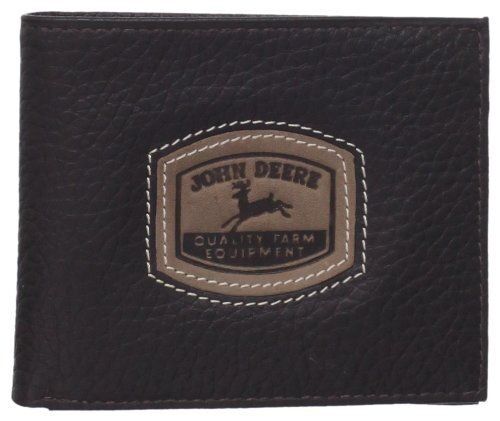 Men's Brown Historical Logo Passcase Wallet