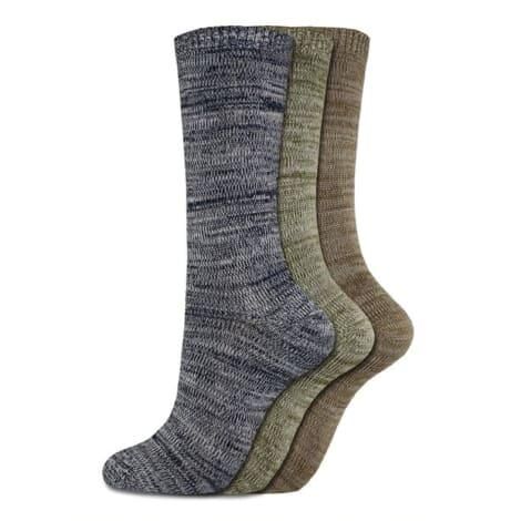 Women's Soft Marl Socks in Denim Assortment - 3-Pack