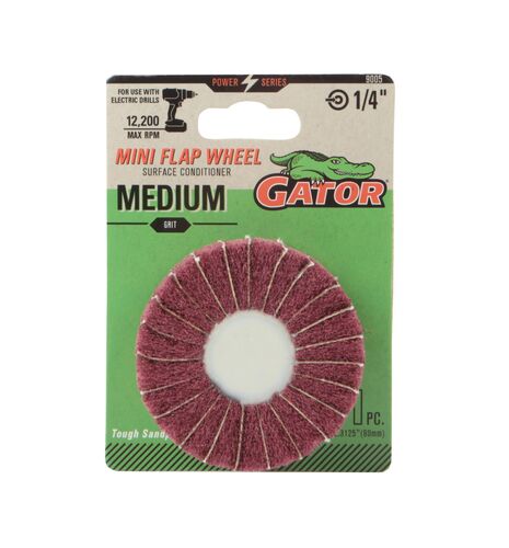 Mini Flap Wheel Surface Conditioner - Medium Grit