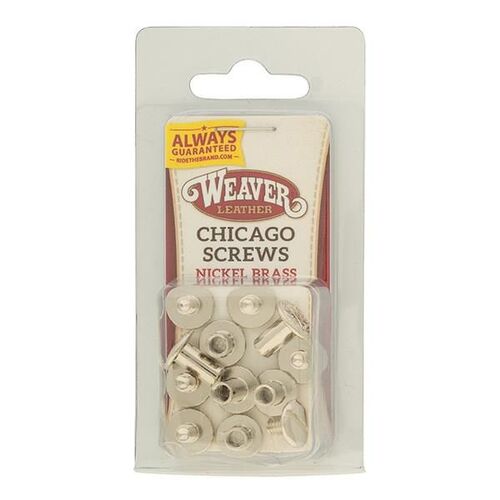 Chicago Nickel Brass/Silver Screw Pack