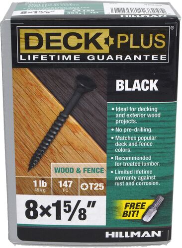 Deck Plus Black Star Drive Deck Screws 1 Lb