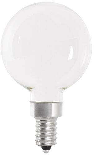 G16.5 E12 (Candelabra) Filament LED Bulb Soft White 40 Watt Equivalence - 2-Pack