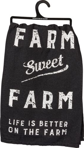 Rustic Farm Sweet Farm Kitchen Towel