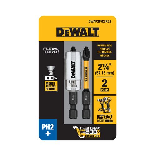 2-1/4" Phillips #2 Bit/Sleeve -2-Pack