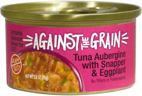 Tuna Aubergine With Snapper Cat Food Can 2.8 oz