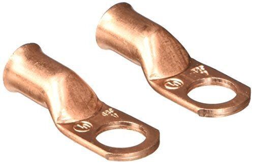 Copper Battery Cable Lug 3/8" Stud 2 Pack