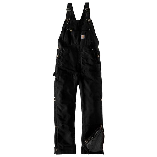 Men's Loose Fit Firm Duck Insulated Bib Overall