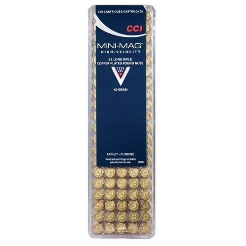 Mini-Mag 22 LR 40 Grain CPRN Ammunition - 100 Cartridges