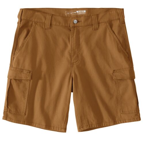 Men's Rugged Flex Relaxed Fit 9" Canvas Cargo Work Short
