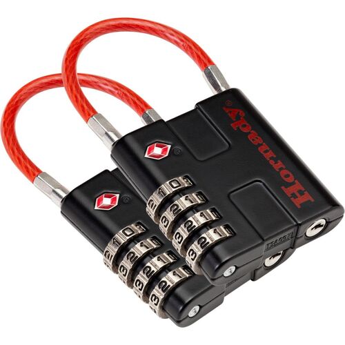 2 Pack TSA Cable Padlock