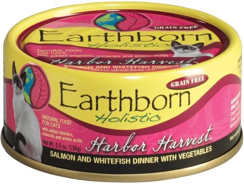 Harbor Harvest Salmon & Whitefish Dinner with Vegetables Cat Food - 5.5 oz