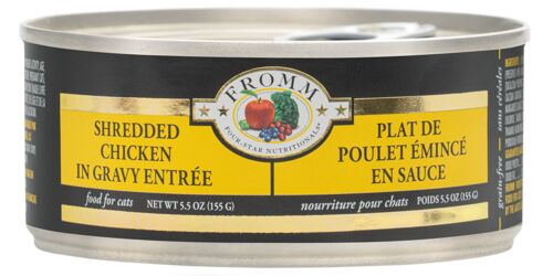Shredded Chicken in Gravy Entree Wet Cat Food - 3 oz