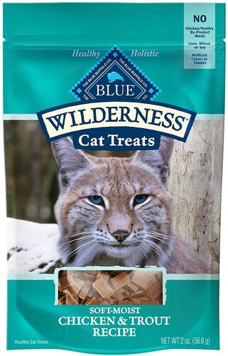 Wilderness Chicken & Trout  Soft-Moist Cat Treat 2 oz