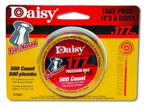 .177 Caliber Flathead Pellets 500 Count