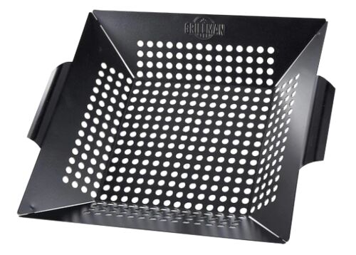 12" x 12" Heavy-Duty Perforated Non-Stick Grill Pan