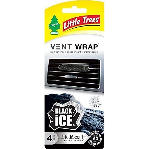 Black Ice Vent Wrap Car Air Freshener - 4 Pack