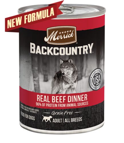 Backcountry Grain-Free Real Beef Dinner Can Dog Food - 12.7 oz