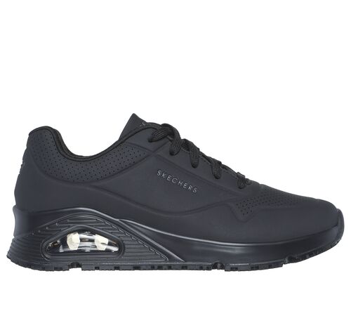 Women's Work Lace Relaxed Fit Uno SR Black Shoe