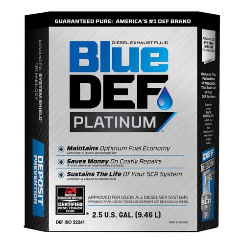 BlueDEF Platinum Diesel Exhaust Fluid - 2.5 Gallon