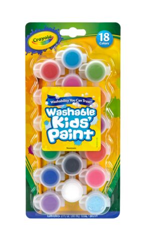 18ct Washable Paint Set for Kids