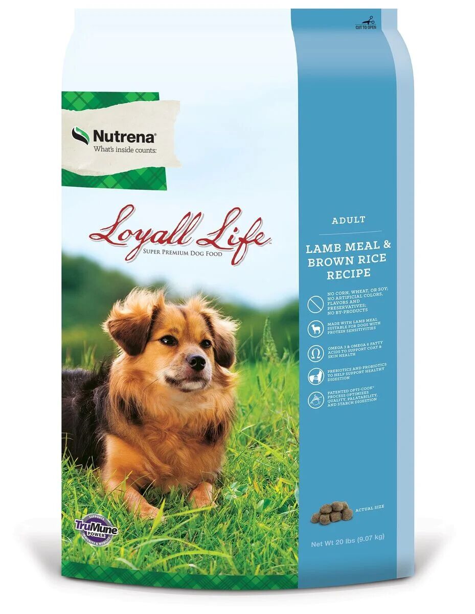 Nutrena Loyall Life Adult Lamb Rice Dog Food 20Lb