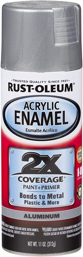 Aluminum Acrylic Enamel 2X Spray Paint