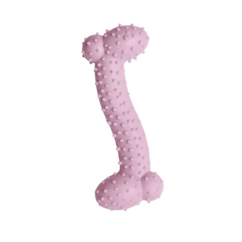 Lil Baby Bone Dog Toy in Pink