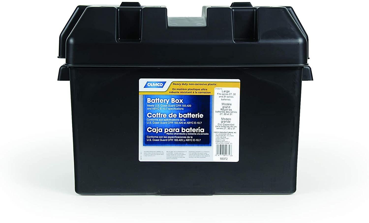 Camco Group 27 Large Deep Cycle Battery Box