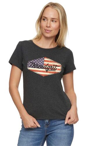 Women's Threadgrit T-Shirt in Charcoal Heather