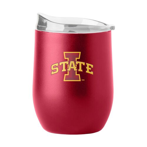 Iowa State 16oz Flipside Powder Coat Curved Beverage Tumnler